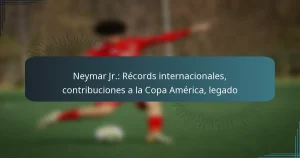 Neymar Jr.: Récords internacionales, contribuciones a la Copa América, legado