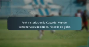 Pelé: victorias en la Copa del Mundo, campeonatos de clubes, récords de goles
